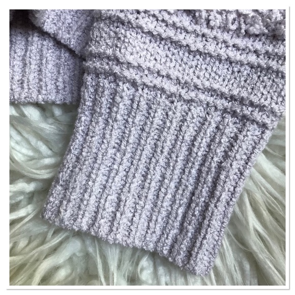 ASTR The Label Madeline Wrap Knit Sweater Lilac Purple Size Medium - Picture 3 of 7